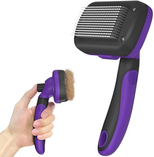 Dipoo Self Cleaning Cat & Dog Grooming Brush by Dipoo