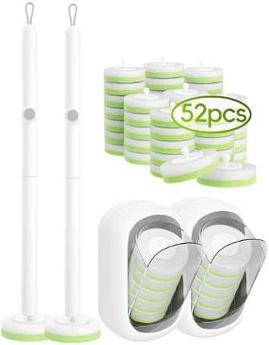 Wall Mounted Disposable Toilet Brush System by Leguo