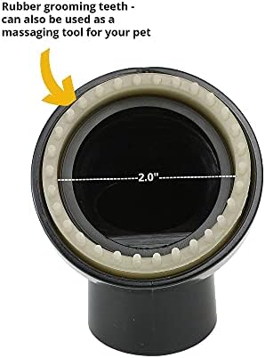 Vacuum Dog Grooming Pet Brush Attachment Tool, 1.25” - Image 4