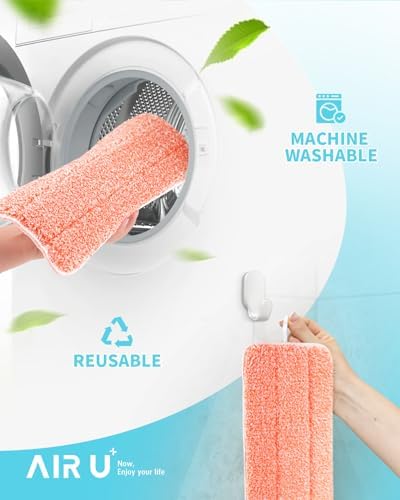 AIR U+ 12 Pack Reusable Scrubbing Mop Pads Refills - Image 5