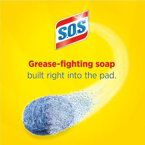 S.O.S Steel Wool Soap Pads, Lemon Fresh - Image 2