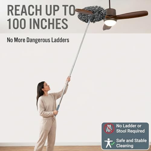 Ceiling Fan Cleaner Duster, Cobweb Duster - Image 3