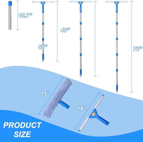 76“Professional Squeegee Window Cleaning Kit - Image 2