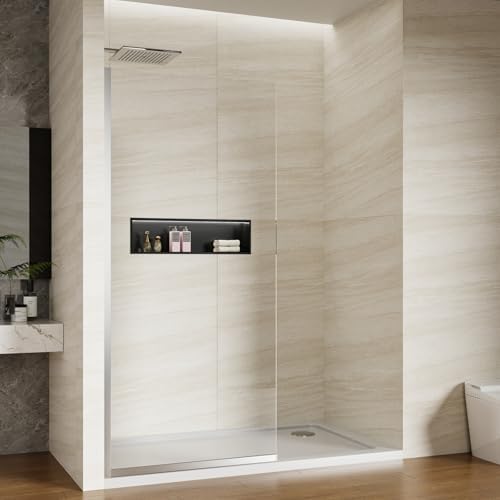Shower Screen 36" x 76" Shower Wall Panel Chrome by ViivppaiShowerDoors
