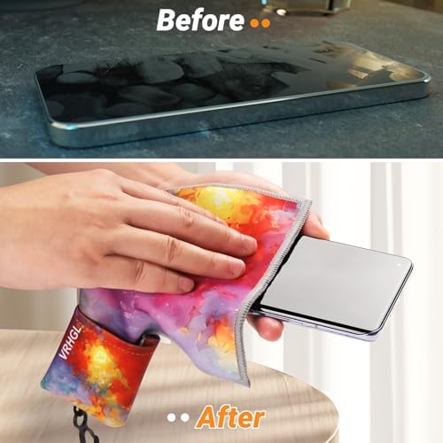 Portable Glasses Cloth Keychain, 2-Sided Glasses Cleaner & Polishing Cloths - Image 4