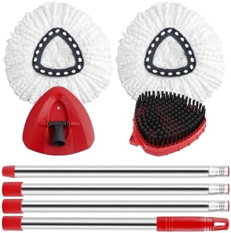 Spin Mop Replacement Head, Base by ANREKEYH