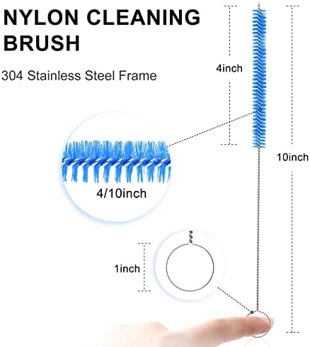 Flexible Drain Brush Cleaner Kit – CPAP Hose Cleaner 5ft Long Elastic Double - Image 2