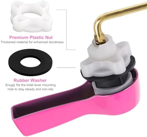 Hibbent Universal Metal Front Mount Toilet Handle Replacement Kit - Image 5