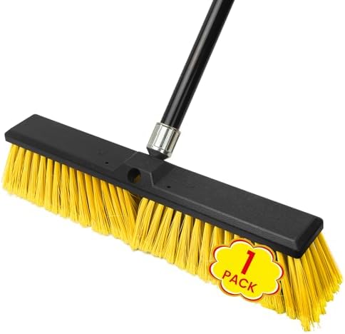 1 Pack 18-Inch Outdoor Push Brooms by Unknown