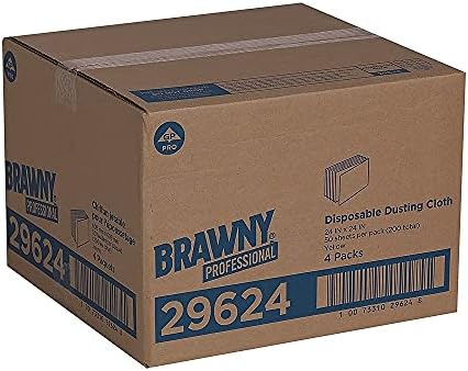 Georgia-Pacific Brawny Yellow Quarter-Fold Disposable Dusting Cloth by GP PRO - Image 2
