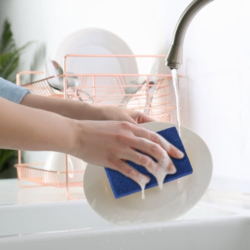Hoolerry 100 Pcs Heavy Duty Scouring Pads Bulk - Image 6