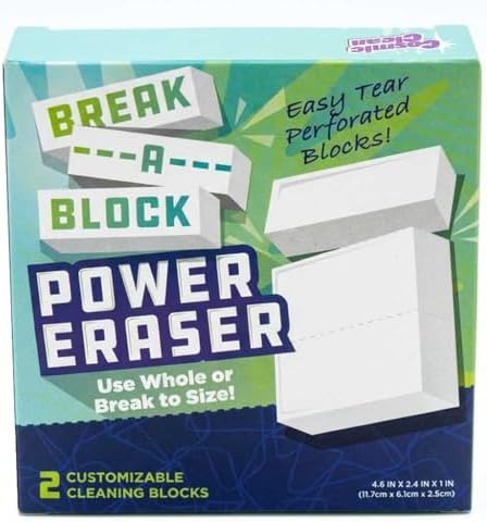 Melamine Cleaning Sponge – Multi-Surface Eraser Sponge, Breakable Design by Unknown
