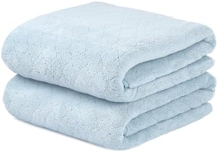 JML Bath Towels, 30 in x 60 in, Light Blue by JML