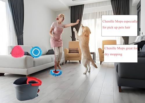 6PCS Spin Mop Heads Replacements Compatible - Image 3