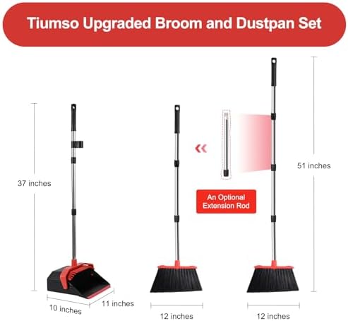 Broom and Dustpan Set for Home - Image 2