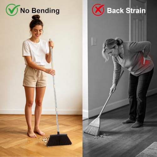 2-Pack Broom and Dustpan Combo Set - Image 5
