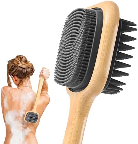 NURENDER 16.92'' Double-Sided Back Scrubber by NURENDER
