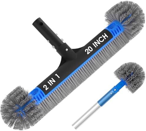 TidyMister 20" 2 in 1 Pool Brush Head by TidyMister