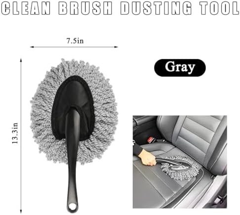 KVAEY Car Dash Duster Brush, Super Soft Microfiber Multi-Functional Car - Image 2