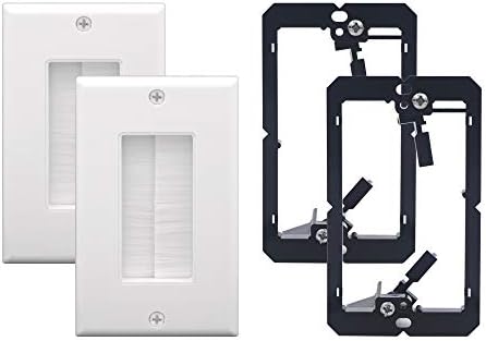 VCE Brush Wall Plate Cable Pass Through by VCE
