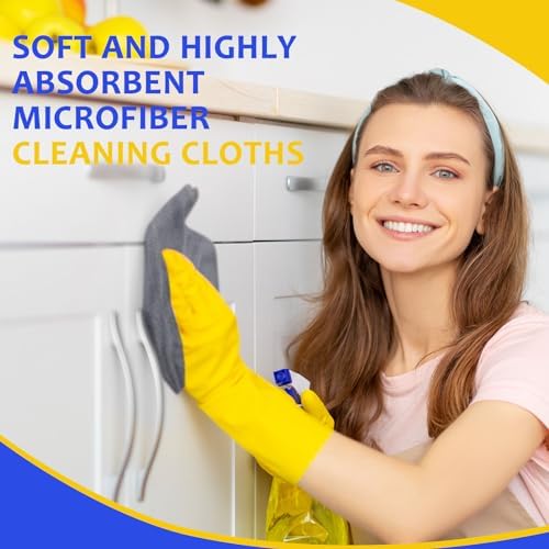 Nuenen Car Microfiber Clean Cloths, 16 x 16 Inch - Image 5