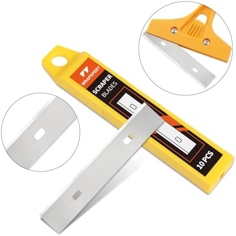 WRAPXPERT Scraper Blade 4 inch 100pcs Replacement Razor Blades - Image 7