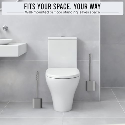 Modern Minimalist Silicone Toilet Brushes & Holders - Image 6