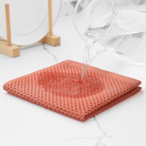 Kitinjoy 100% Cotton Waffle 6-Pack Kitchen Towels - Image 3