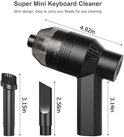 Mini Vacuum Cordless Vacuum Keyboard Cleaner Rechargeable, - Image 4