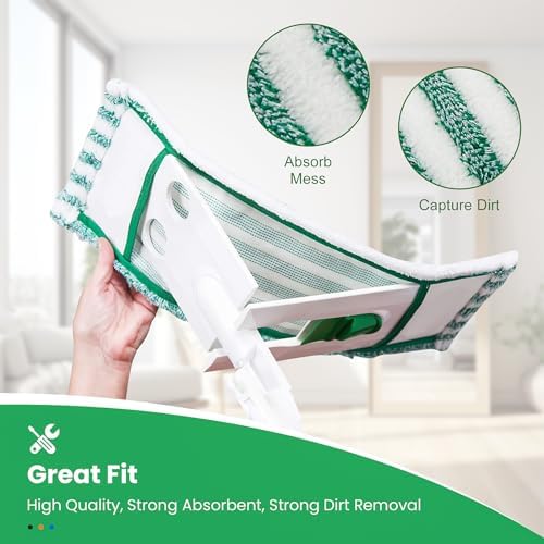 4 Pcs Microfiber Mop Pads Refills - Image 5