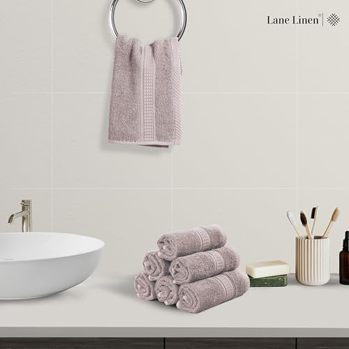 LANE LINEN Bath Washcloths 100% Cotton 12 Pack Soft Absorbent - Image 2