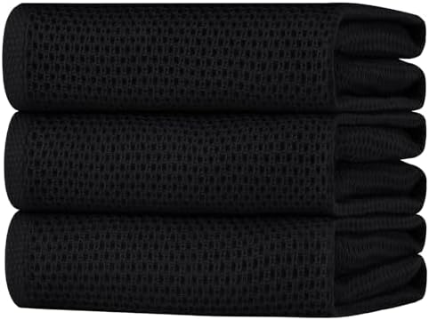 Homaxy 100% Cotton Oversized Waffle Weave Kitchen Towels by Homaxy