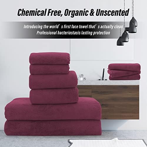 MOONQUEEN Ultra Soft Microfiber Coral Velvet Towel Set - Image 4