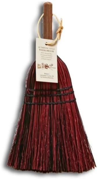 Black & RED Deluxe Whisk Broom by SavingShepherd
