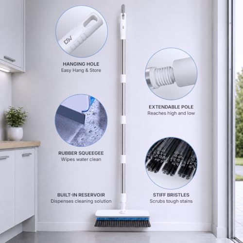 DSV 3-in-1 Floor Scrub Brush - Image 6