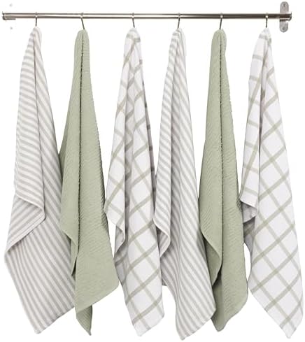 KAF Home Premium Kitchen Towels, Large 100% Cotton, Flat & Terry Absorbent Dish - Image 2