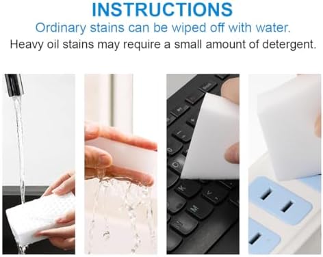 Magic Sponge Eraser Multi-Functional Melamine Sponge Foam Pads Extra Thick - Image 3