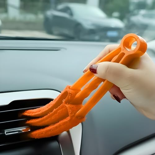 4 PCS Blind Cleaner Duster Tool, 7 Finger Handheld Window Shutters Duster - Image 6