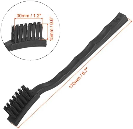 uxcell 4 Pcs Anti Static ESD Brush Portable Plastic Handle Nylon Lab Cleaning - Image 2