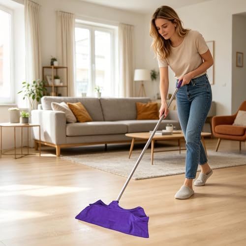 6 Pcs Extra Large Microfiber Cleaning Cloth Reusable Microfiber Towels Thick - Image 5