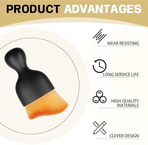 1Pcs Auto Soft Hair Brush Advanced Car Interior Detailing Brush - Image 4