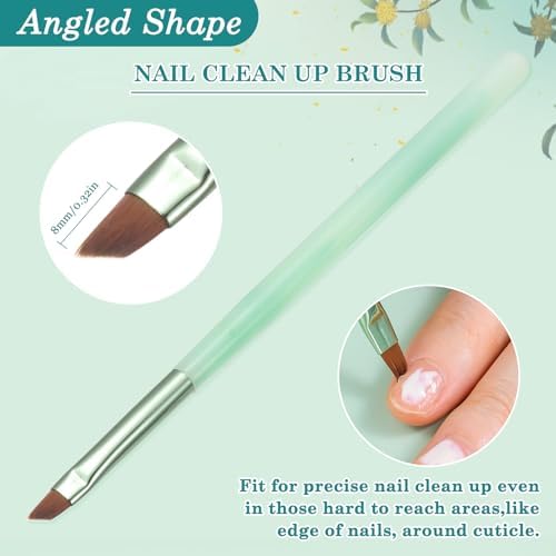 3Pcs Nail Clean Up Brushes, Nail Brushes - Image 4