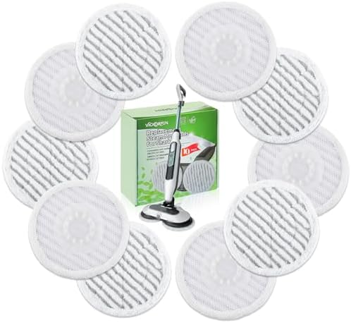 10 Pack Steam Mop Replacement Pads by Vickorpen