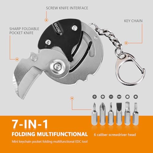 7-in-1 mini outdoor folding multifunctional tool - Image 2
