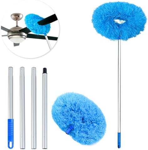 Ceiling Fan Duster Retractable Ceiling Cleaner Reusable Microfiber Ceiling Fan by ARAINY