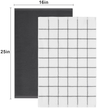 100% Cotton Kitchen Dish Towels, 6 Pack - Image 2