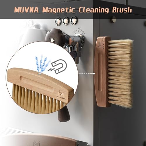Coffee Brush & Dustpan Set, Magnetic Snap-Together Storage - Image 2