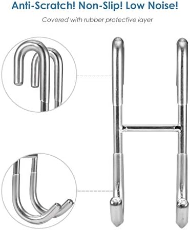 Simtive 14-Inch Shower Squeegee Set, Includes Shower Door Hook and Adhesive Hook - Image 2