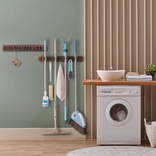 OUTNILI 2 Pack Mop Broom Holder Wall Mount - Image 3