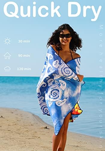 Widdonen Microfiber Beach Towel, Extra Large 2 Pack-71x32 - Image 5